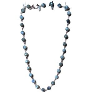 Labradorite necklace handmade one of a kind